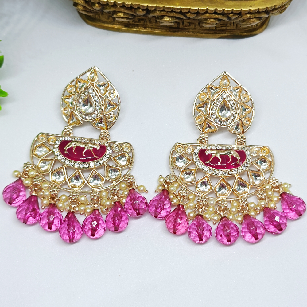 22K Gold Plating Sabyasachi Inspired Earrings