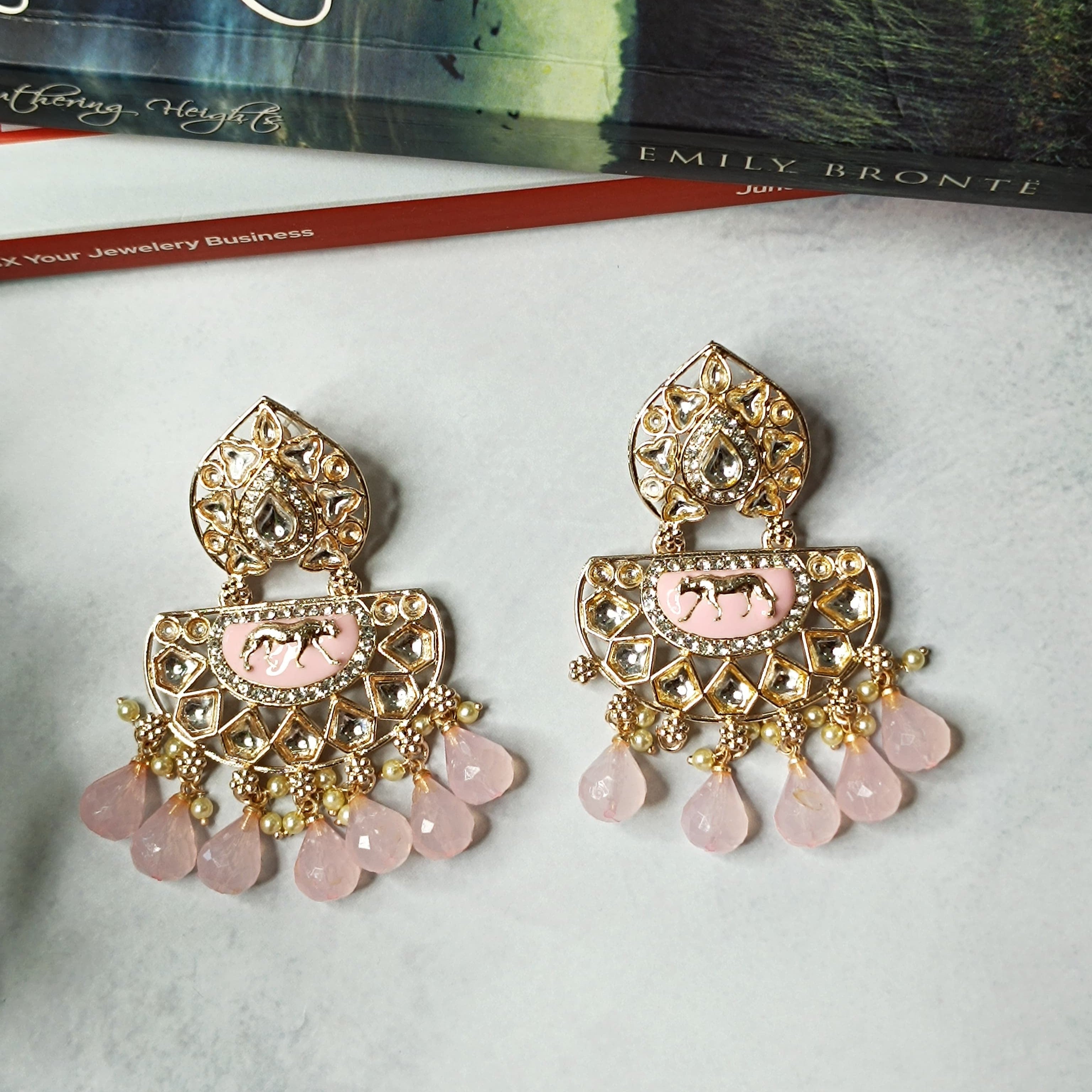 22K Gold Plating Sabyasachi Inspired Earrings