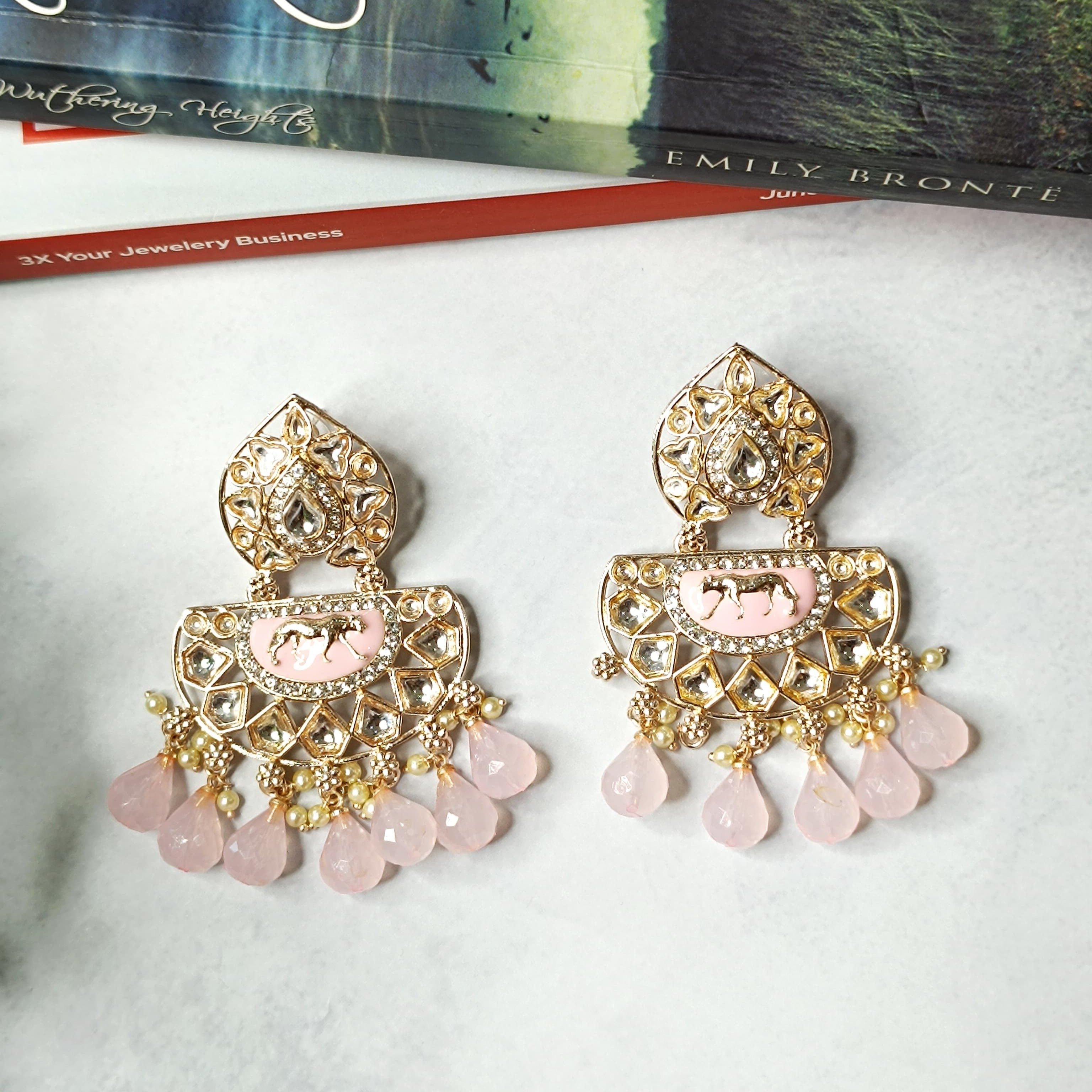 22K Gold Plating Sabyasachi Inspired Earrings
