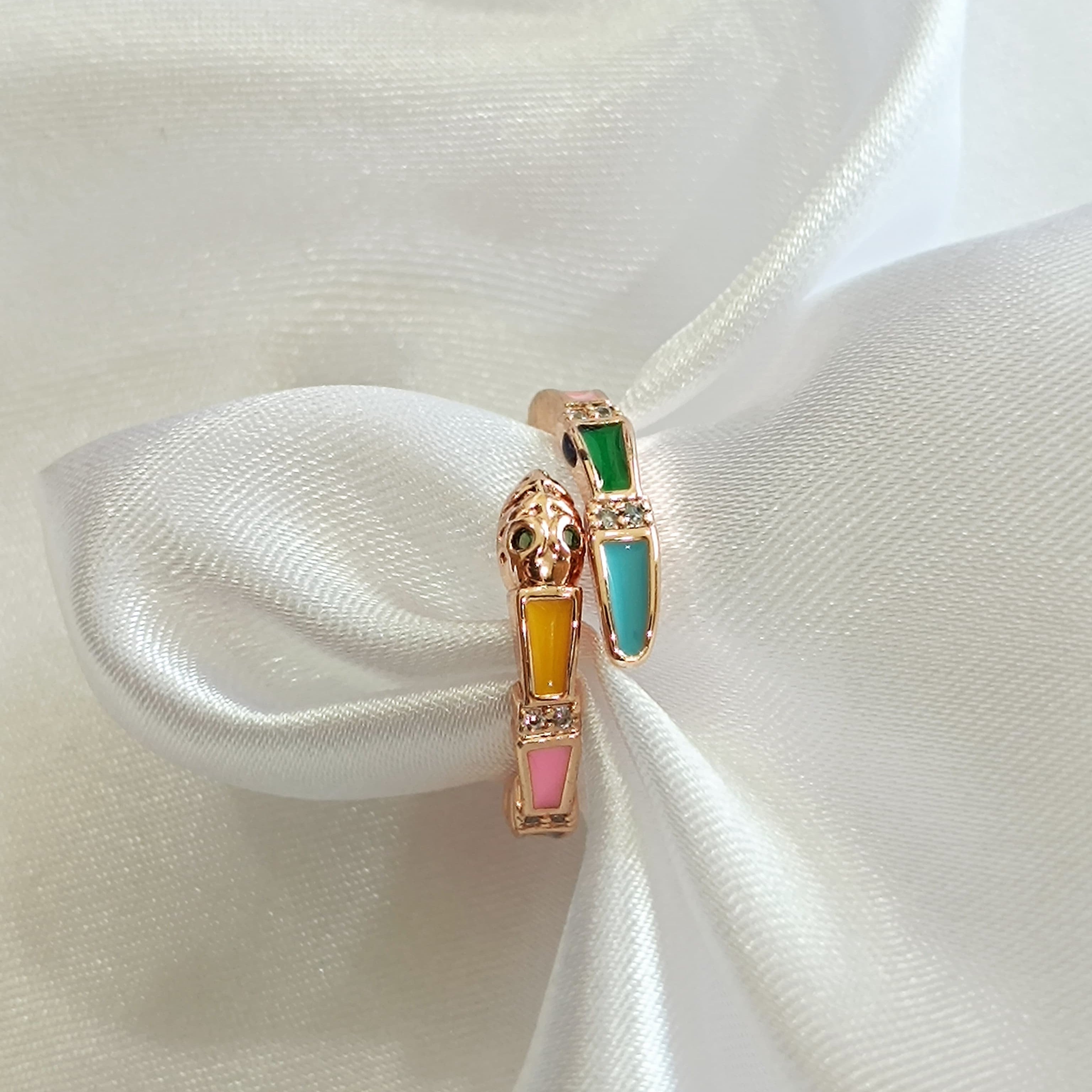 Multicolor Anti Tarnish Premium Ring Jewellery Design