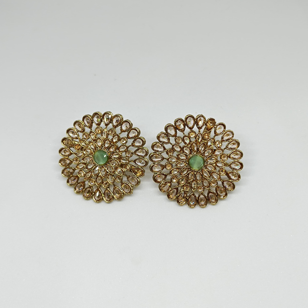 Premium 18K Gold Plated Stud Earrings