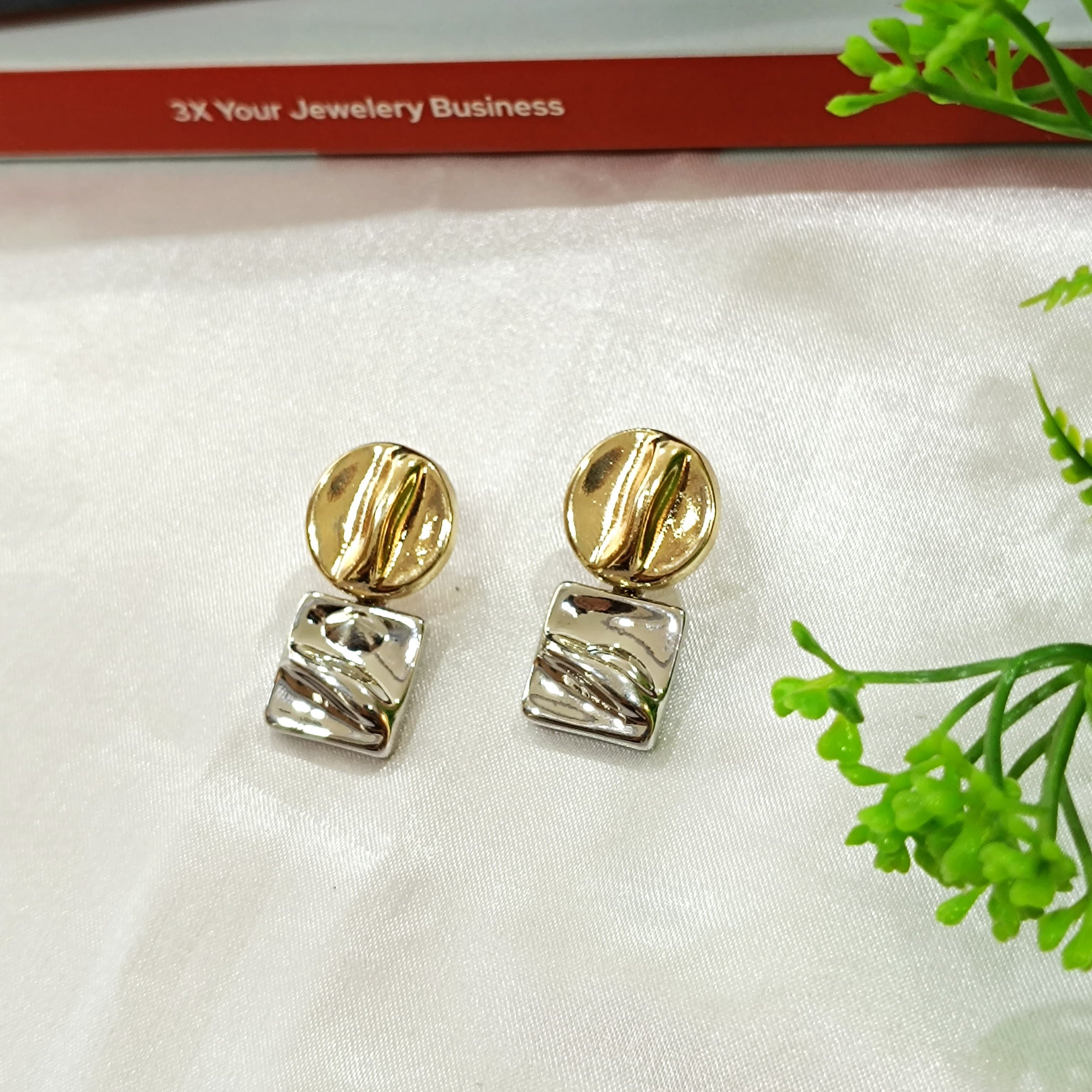 Gold & Silver Toned Wendy Mixed Earrings