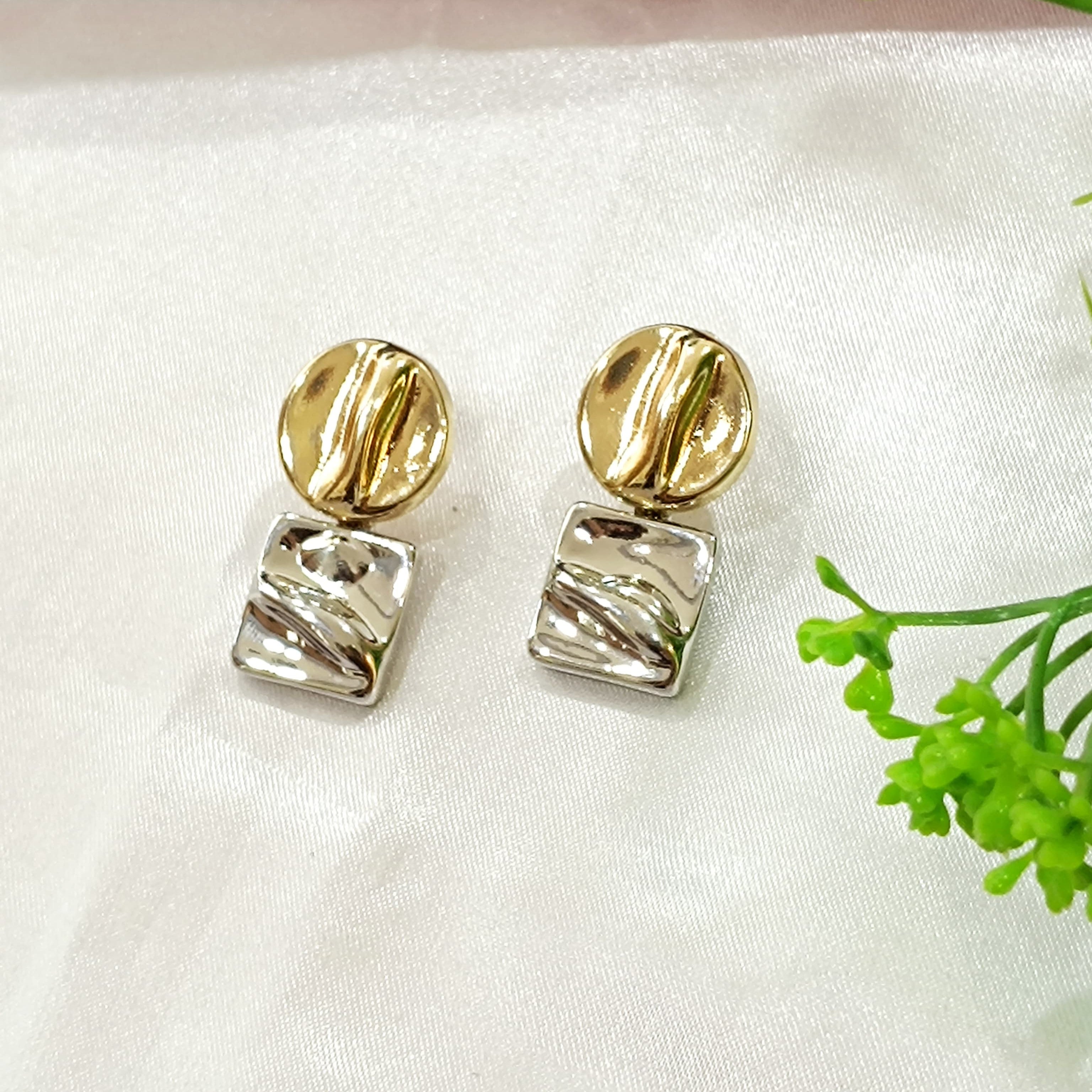Gold & Silver Toned Wendy Mixed Earrings