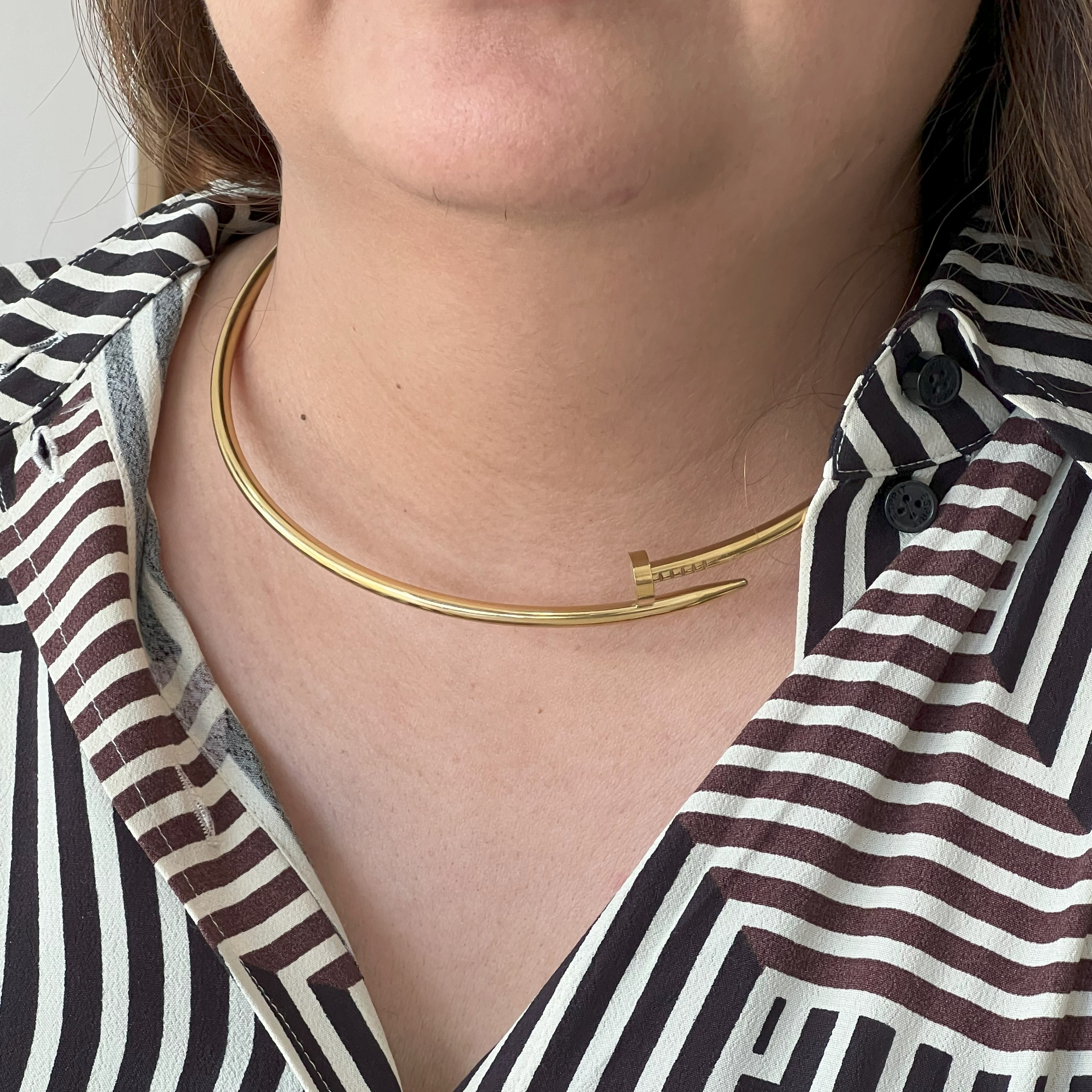 18K Gold Plated Collar Necklace