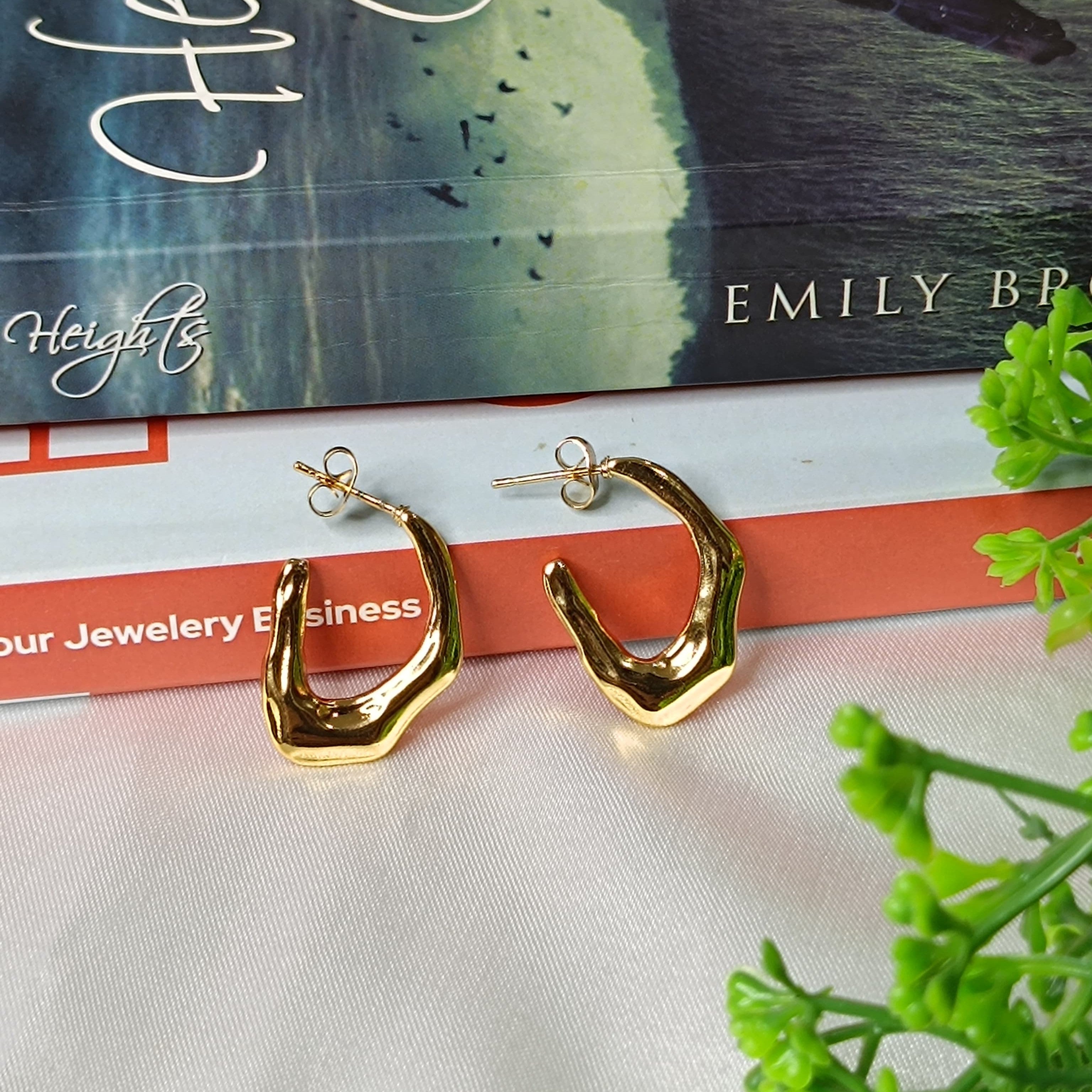 Stainless Steel Trendy Geometric Pattern Earrings