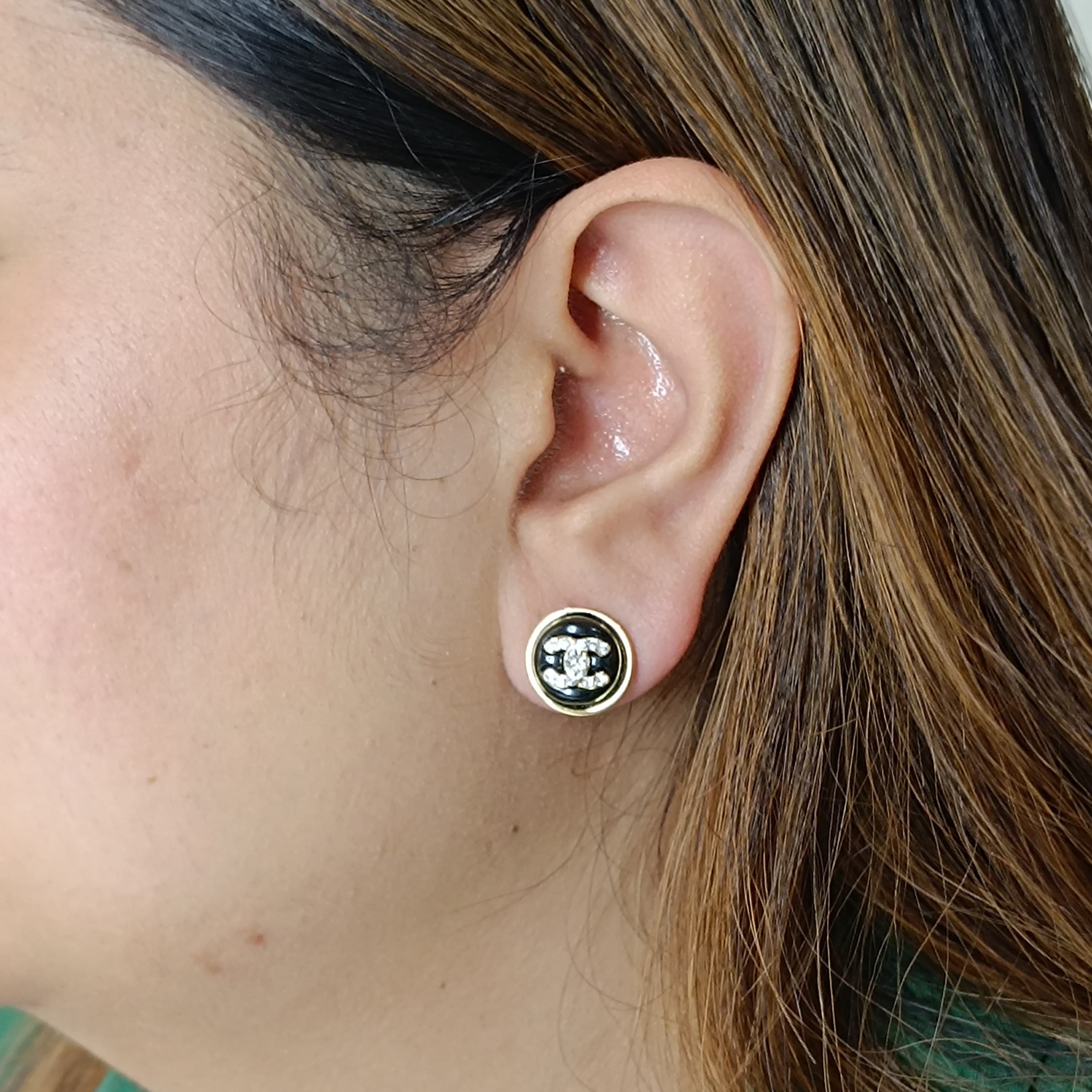 Stylish Chanel Stud Earrings