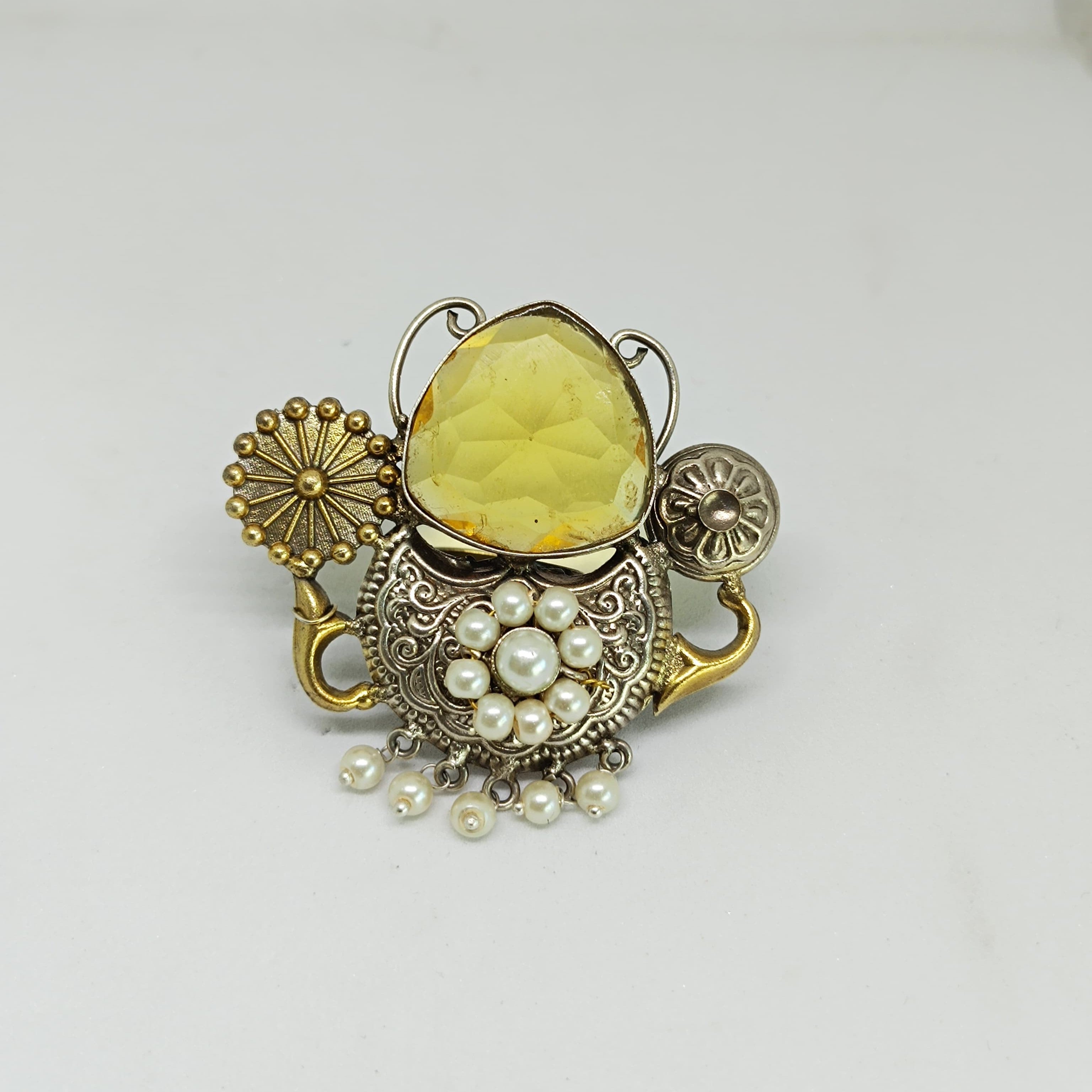 Stylish Gold & Silver Plated Beads and Metals Rings