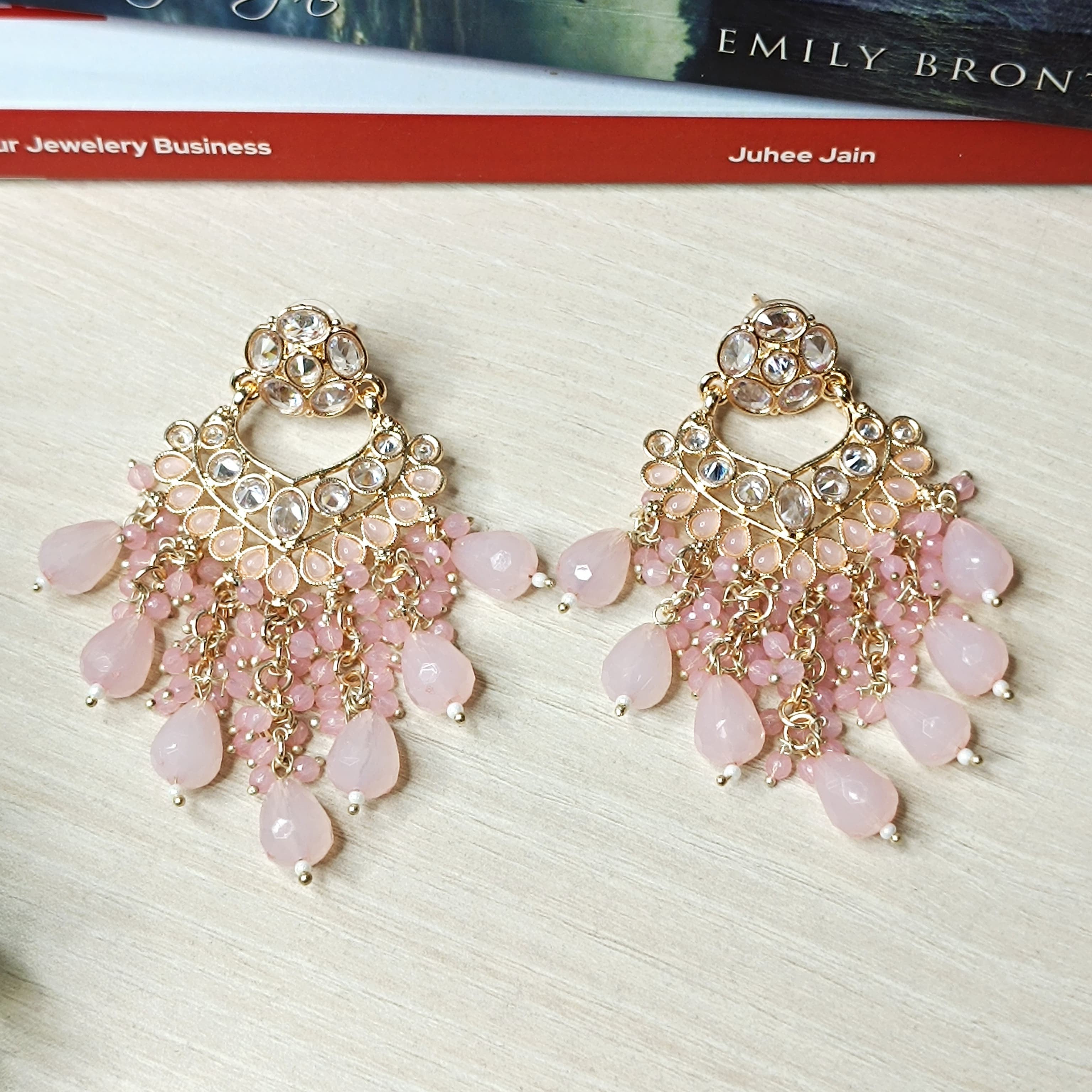 Elegant Partywear Kundan Earrings