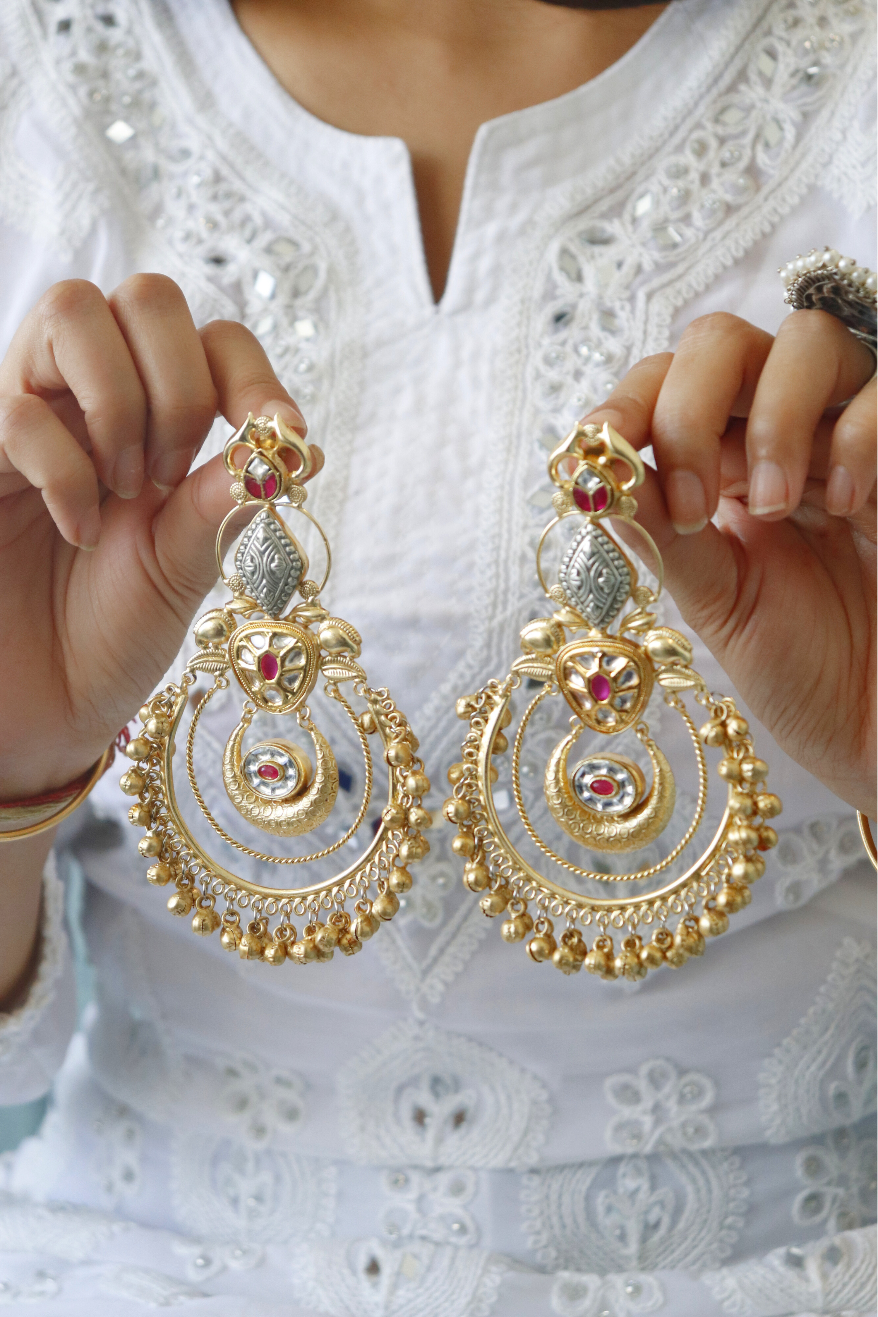 Gold Chandbali Design for Women