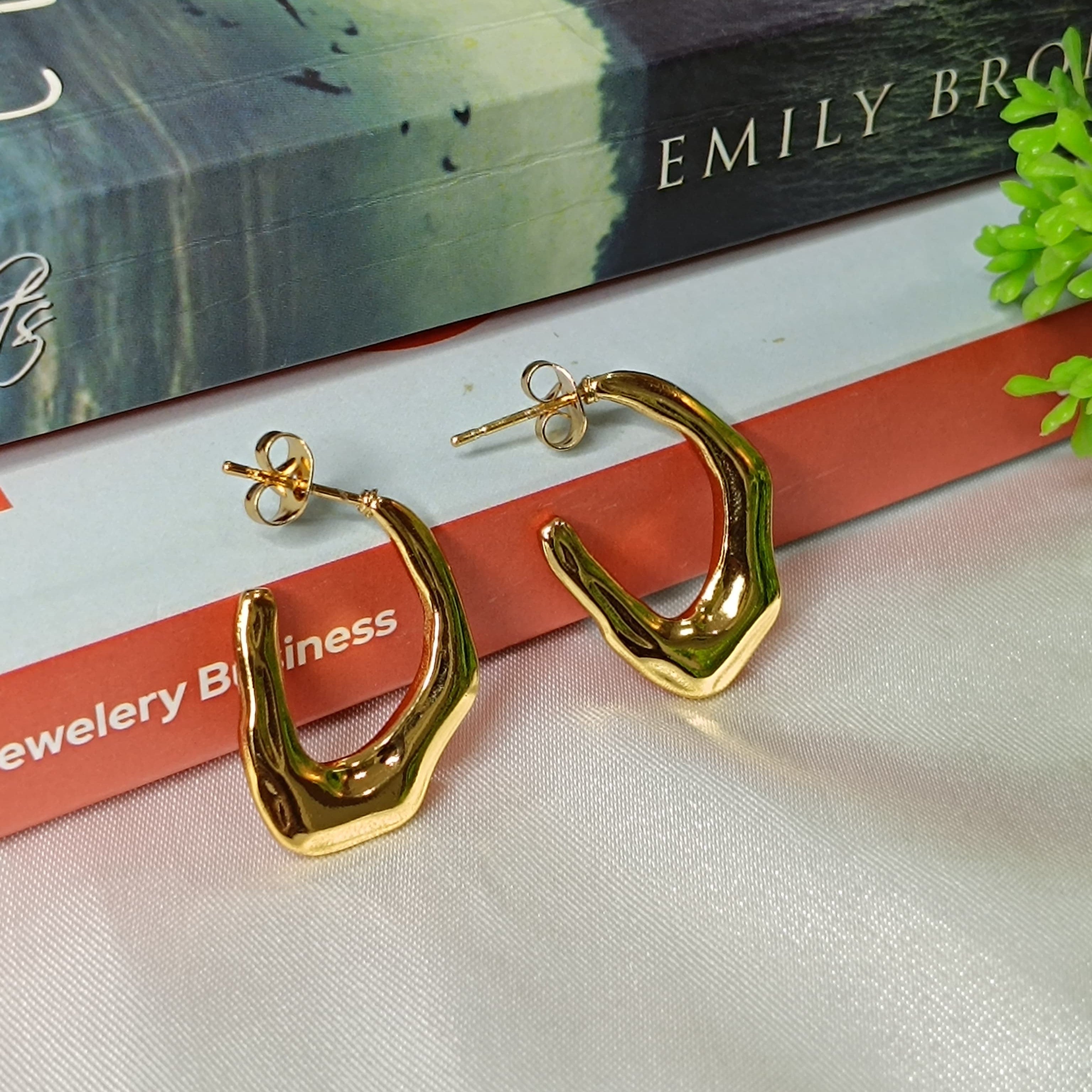 Stainless Steel Trendy Geometric Pattern Earrings
