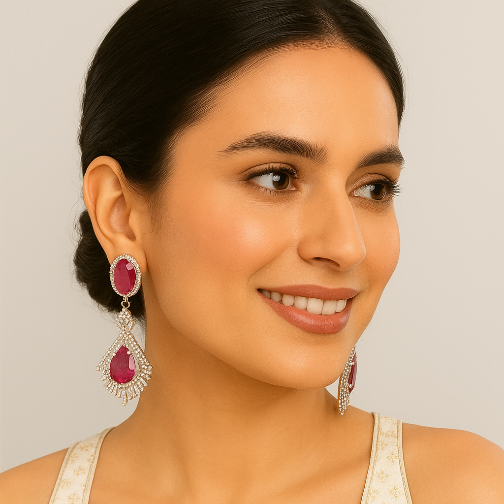 Beads and Metals Earrings Design